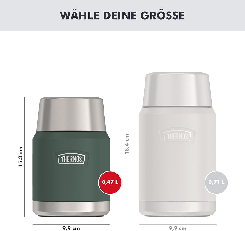 ICON Thermobehälter für Essen 0,47 l, 10 h heiß, forest mat — Foto 5 von 8