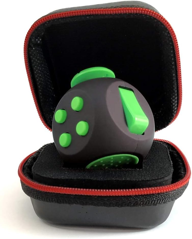 black and white fidget cube