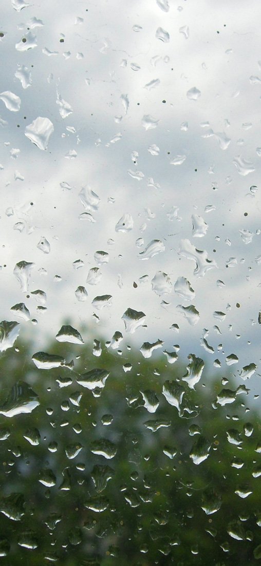 PeelitStickit Rain Window, Wall Murals, ID-002, vinyl