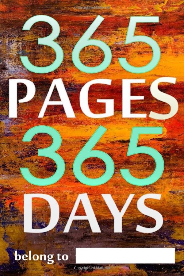 Notebook 365 Pages 365 Days Journal for writing: 365 Blank handwriting paper with lines - Notebook: Lined Notebook Journal - Size( 6x9 inches) ... Notebook Journal - White Papaer - 365 Pages