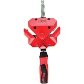 BESSEY WS-3+2K-CB Angle Clamp | X 1.125 in, Made in China, Diecast Aluminum material, Throat Depth 1.125, Red color