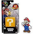 THE SUPER MARIO BROS. MOVIE 1.25 inch Mini Figure with Question Block with Sticker Combo Pack (General Koopa)