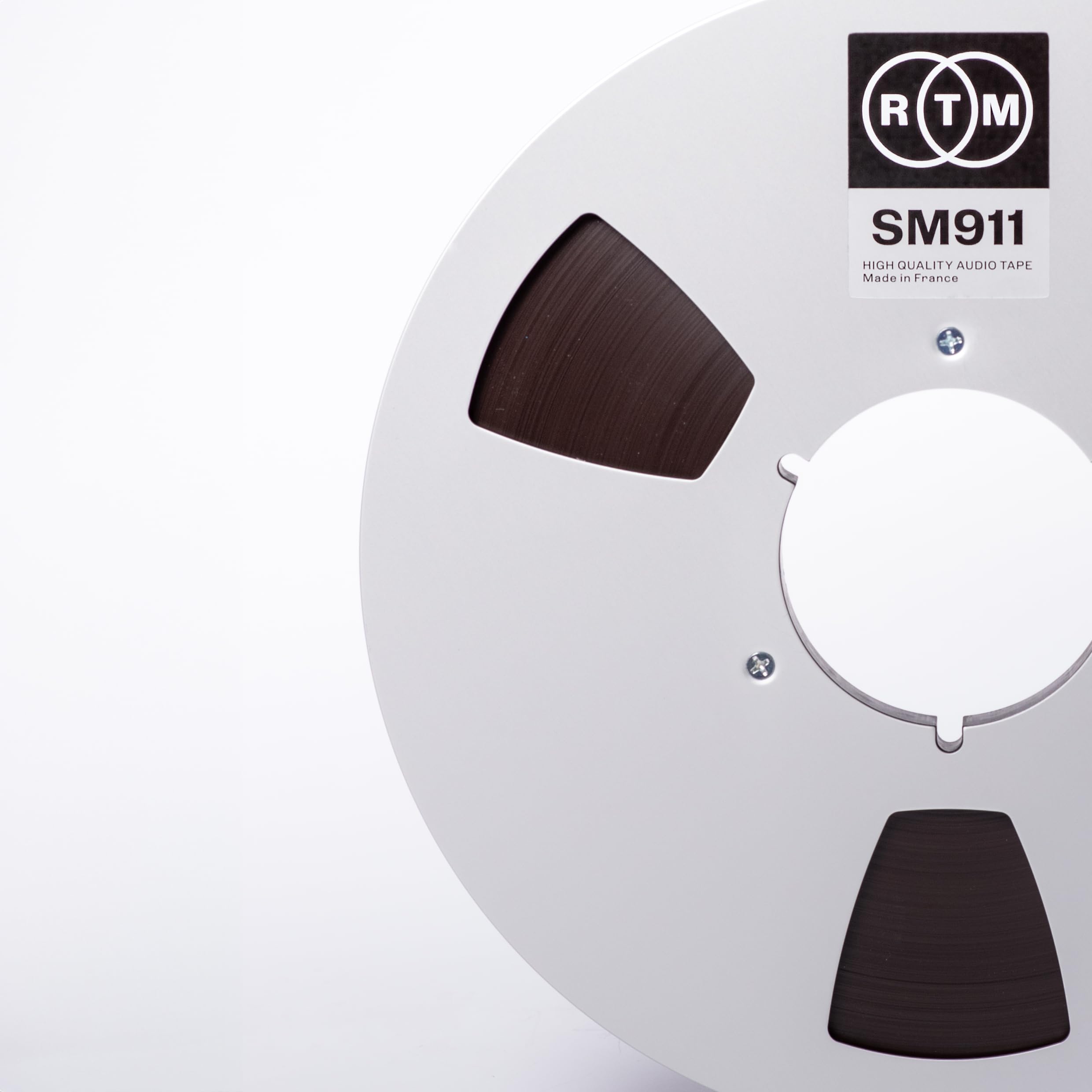 RTM Studio Master Recording SM 911 ¼ inch - Reel to Reel Magnetic Tape for Audio Recording - 2500 ft Nab Metal Reel - 10.5 inch Diameter