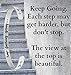 Bracelets Inspirational Gifts for Women, Inspirational Bracelet Cuff Bangle Mantra Quote Keep Going Stainless Steel Engraved Motivational Friend, Encouragement Jewelry for Teen Girls Kids Men