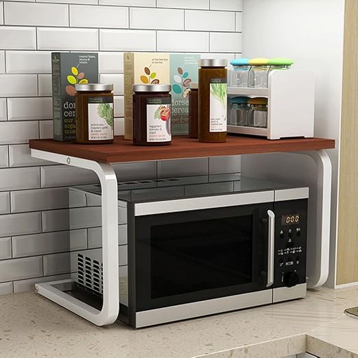 CAOYUYMX Estante de la Cocina Estante de Cocina, Horno de ...