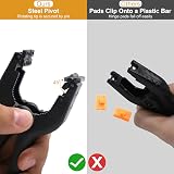 Coideal 6 Pack Nylon Spring Clamps 4.5 Inch Large Heavy Duty Backdrop Clips view 2