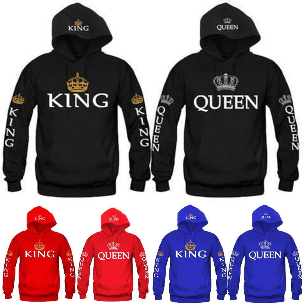 lazinem Neudas Unisex Casual Hooded Neck Long Sleeve Letter Print Front Pocket Hoodie Sweater Fashion Hoodies Black