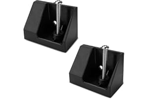 Hasanbar Flush Mount Kit MMB-84, VHF Radios Fixed Mount Flush Mount Brackets Fit for Standard Horizon and Most Standard Fixed Mount VHF Radios