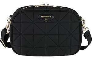 TWELVElittle Diaper Clutch 3.0 - Crossbody Diaperbag with Changing Pad, Detachable Pouch and Wipes Case. Machine Washable - Black