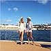 MAISON DE COCO Unisex Adjustable Sized Panama Straw Hat - Summer Wide Straw Fedora Hat-NTBK