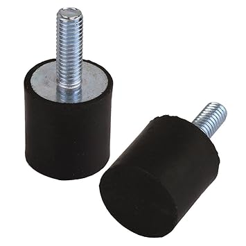 cnbtr VE M6 20 x 20 mm de rosca macho de goma anti vibración ...