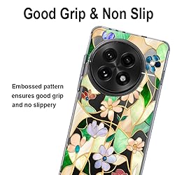 Unov Case Compatible with OnePlus 13R 5G Clear with
