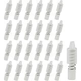 Socket Heatsink Cooler Mount Pin DGZZI 25PCS White Heatsink Spring Fixing Rivet Fastener Push Pin Mounting Screw for PC GPU V