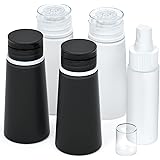Leak Proof Travel Size Bottles, Valourgo TSA Approved Portable Silicone Containers Plastic Spray Bottle for Travel Size Toile