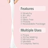 BOHS White Foam Clay Lite Squishy Soft Air Dry 100g for School Projects view 6