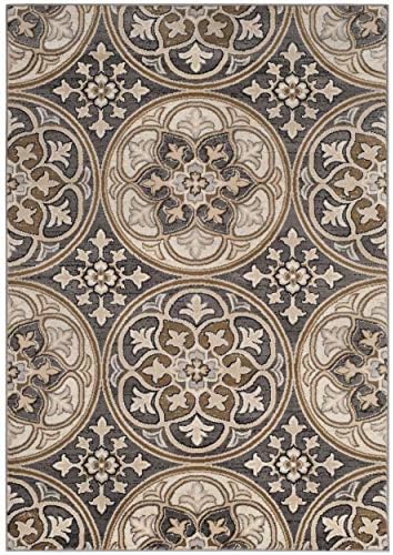 Safavieh Lyndhurst Collection Lnh341B Light Grey And Beige Area Rug 8 X 11