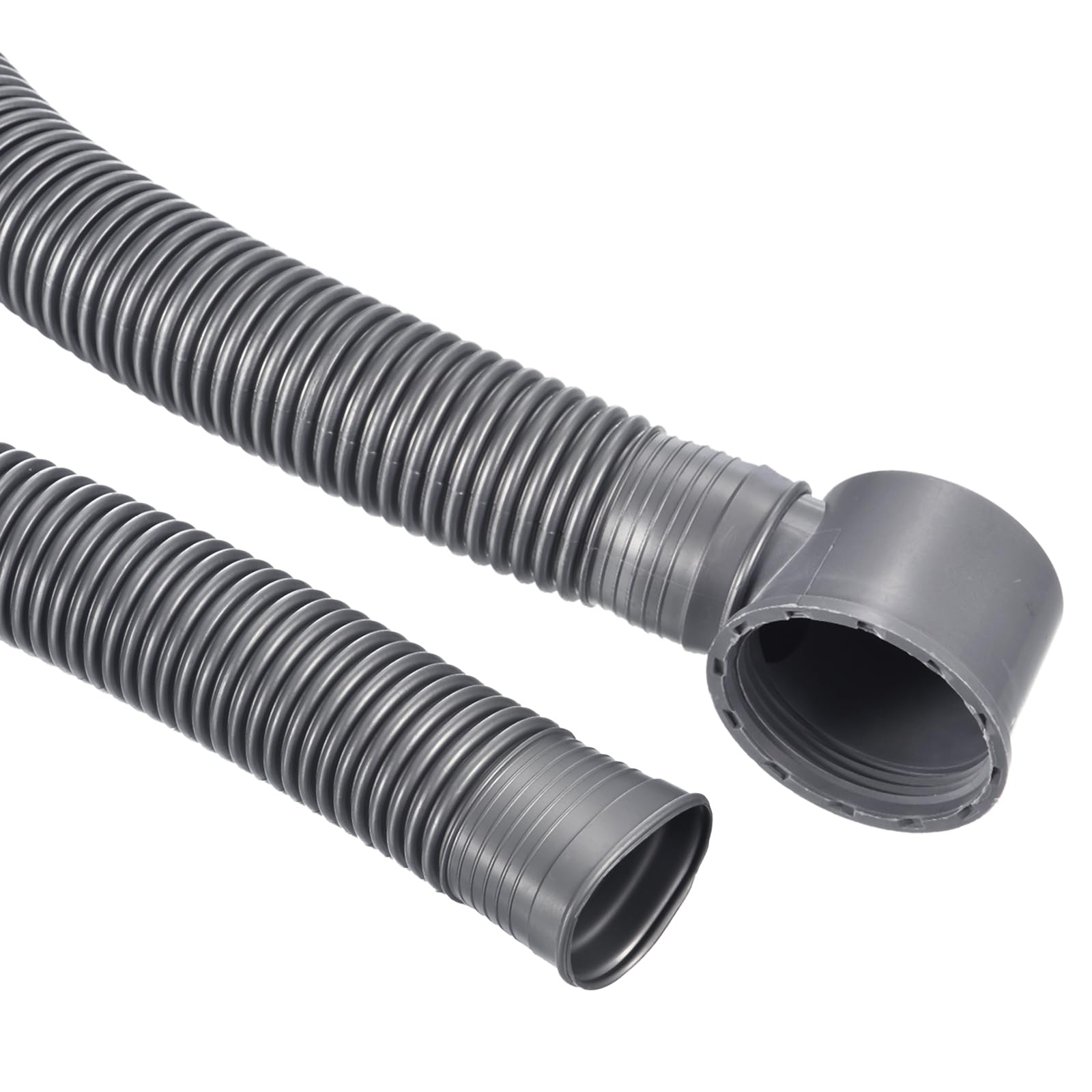 YOKIVE Bathtub Drain Pipes, Expandable Waste Drain | Tubes Flexible Drainage Hose Great for Bathroom Shower (Gray, 2.7-Feet)