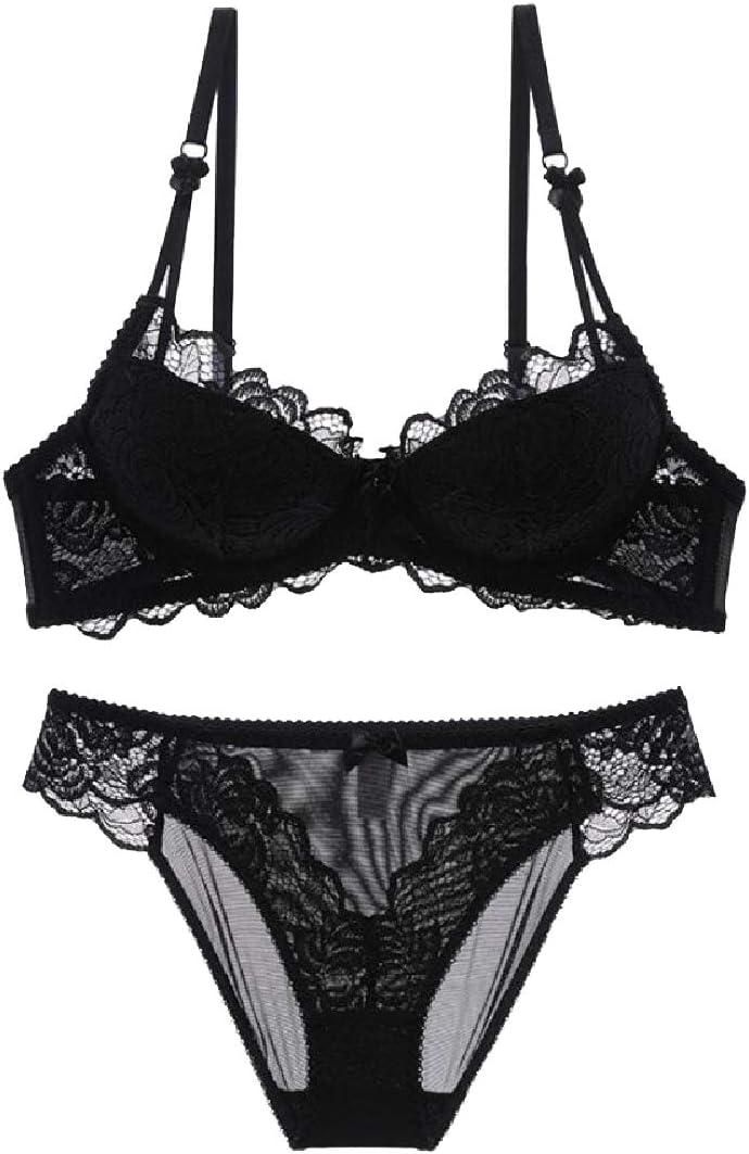 Women's Sexy Bra Set Ladies Encaje Underwire Pushup Bra
