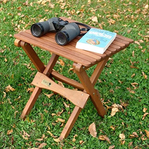 BYER OF MAINE, Pangean, Folding Wood Table, Hardwood, Folding Patio Table, Porch Table, Easy to Fold and Carry, Perfect for Camping, Wooden Camp Table, Matches Pangean Furniture Line, Single - Thumbnail 4