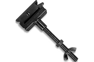 POROHOM 1 Pack E Track Spare Tire Holder Mount for X-Track Tie Down Anchor Points Bolt Hanger Spare Wheel Carrier Etrack Rail System Accessories for Enclosed Trailers, Trucks, Semis, Garages (Black)