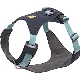 Ruffwear, Hi &amp; Light Dog Chest Harness, Basalt Gray, Small | Lightweight, Minimalist, Low-Profile Fit, Debris-Resistant Liner, Two Leash Attachment Points, ID Pocket and Reflective Trim