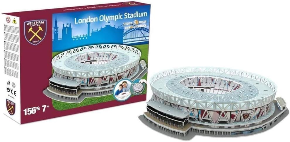 Amazon Com Nanostad West Ham United S London Stadium 3d Puzzle Multi Coloured Sports Outdoors