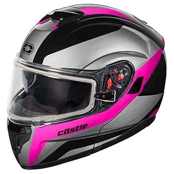 Castle X Atom Sv Tarmac Modular Snowmobile Helmet Amazon In