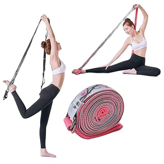 OhLt-j Correa de Yoga Ajustable de algodón 2.5 M 8.2 pies ...