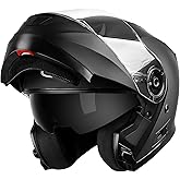 YEMA Modular Motorcycle Helmets, DOT Approved Full Face Motorcycle Helmet with Flip Up Dual Visor, Helmets for Adults Men Women Helmets for Street Scooter ATV E-Bike - YM-926