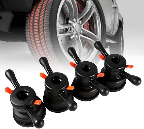 Amazon Oenbopo タイヤバランサー クイックリリース ハブ ウィング ナット ホイール バランサー タイヤ交換工具 タイヤ ホイールセット 車 バイク