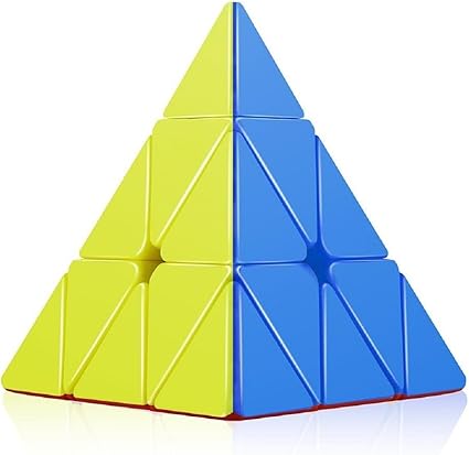 Toy Arena Presents Best All in one Trendy Triangle Pyramid Prymarinx High Stability Speed and Smooth Stickerless Magic Puzzle Rubiks Cube (Pyramid Cube)