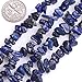 HAAMIIQII 5-8mm Natural Blue Lapis Lazuli Chips Beads Irregular Chip Stones Loose Gemstone Beads for Jewelry Making Strand 30 Inch