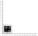 Braun BC08W Digital Travel Alarm Clock Snooze Negative LCD Display view 5