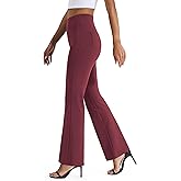 AFITNE Women's Yoga Dress Pants High Waist Pull On Work Pants 2025 Stretchy Office Casual Slacks