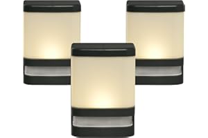 Xodus Innovations BL625-3 Motion Sensing Stair and Deck Light, LED, Battery Operated, Dusk to Dawn Sensor, 30 Seconds or 5 Minutes Brightness Setting, Indoor and Outdoor