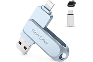 Flash Drive for iPhone 256GB, Photo Stick Thumb Drives Memory Stick, Photostick High Speed External Storage for iPhone/Androi