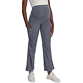 Landau Proflex Tailored Fit Stretch 3-Pkt Maternity Scrub Pants for Women 2399 Steel SML