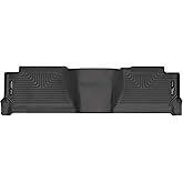 Husky Liners Weatherbeater Floor Mats | Fits 2004-2007 Chevrolet Silverado & GMC Sierra 1500/2500 / 3500 (2007 Classic Body Only) Crew CAB ONLY | 2nd Row, 1-pc Black - 14501