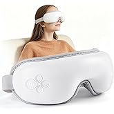 LAOBEN Eye Massager with Heat-Eye Mask for Migraines Relief &amp; Improve Sleep | Eye-Friendly Material, Cordless, Portable Folding &amp; Light-Blocking Design, Stress Relief for home, office, Gift for Women Men