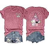 Magic Kingdom Shirt Women Girls Just Wanna Have Fun Shirt Girls Trip Cute Magical Tee Summer Vacation Tops