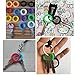TXIN Key Caps Tags, Silicone Hollow Key Identifier Rings Key ID Rings Key Cap Covers Topper Coding Identify Keys