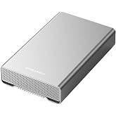 Avolusion PRO-G2 12TB USB 3.2 Gen 2 (10Gbps) USB-C External Hard Drive for Windows/MacOS (Silver)