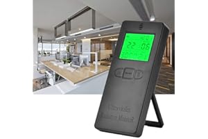 QINLORGO 【𝐂𝐡𝐫𝐢𝐬𝐭𝐦𝐚𝐬 𝐃𝐞𝐚𝐥𝐬】UV Tester - LCD Portable Digital Ultraviolet Radiation Detector UV UVI Meter Tester with Temperature Display