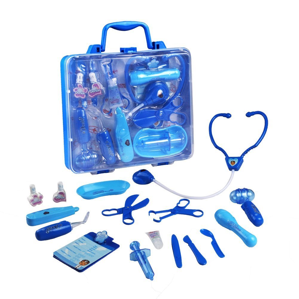Maletín de Médico Juguetes Pretender Doctora Kit Enfermera Juego Piezas para Niños