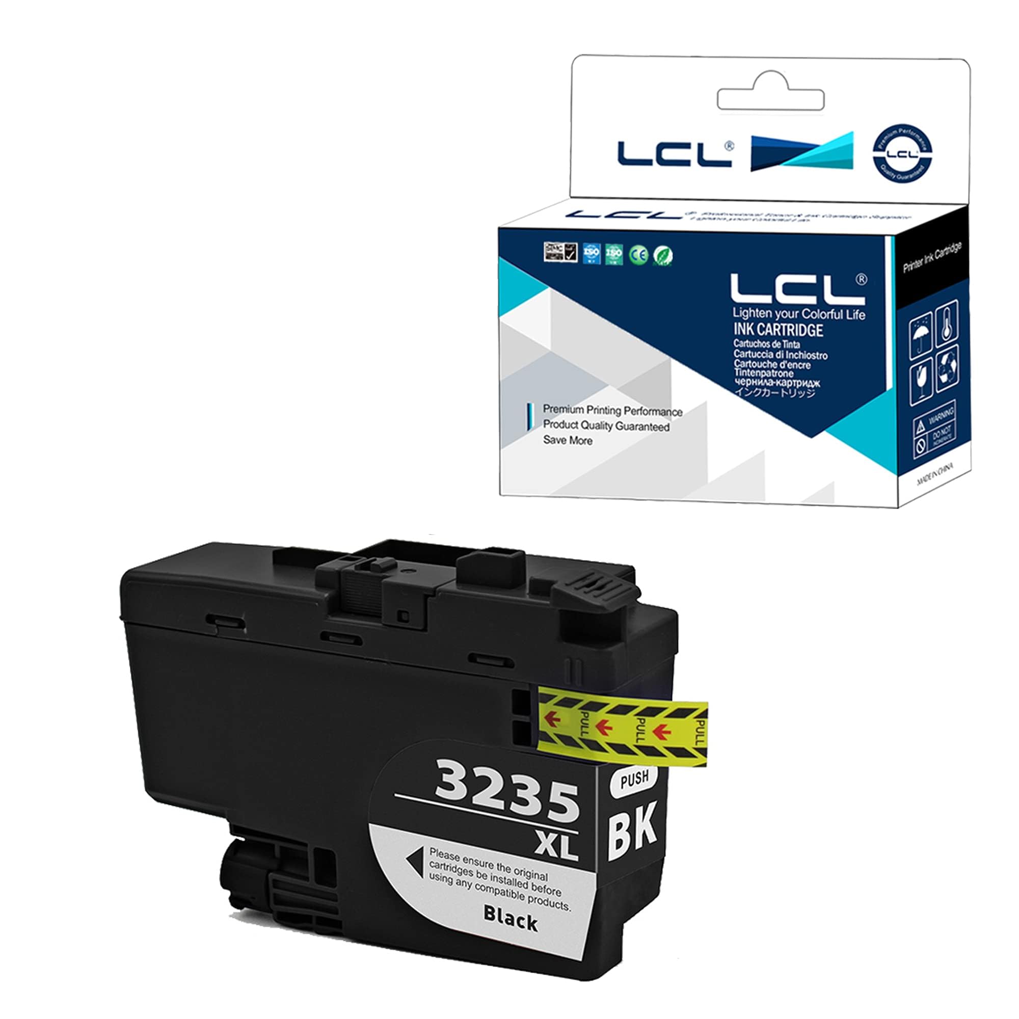 LCL Compatible Ink Cartridge LC-3235 LC3235 XL LC3235XL LC-3235XLBK LC3235XLBK (1Black) Replacement for Brother DPC-J1100DW MFC-J1300DW