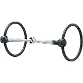 Weaver Equine Sweet Iron Loose Ring Snaffle Bit, 5"
