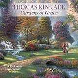 [2014 Calendar] Thomas Kinkade Gardens of Grace with Scripture 2014 Wall Calendar Standard Wall Cale by 