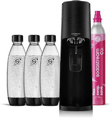 Terra – Máquina para hacer agua con gas y bebidas, negro