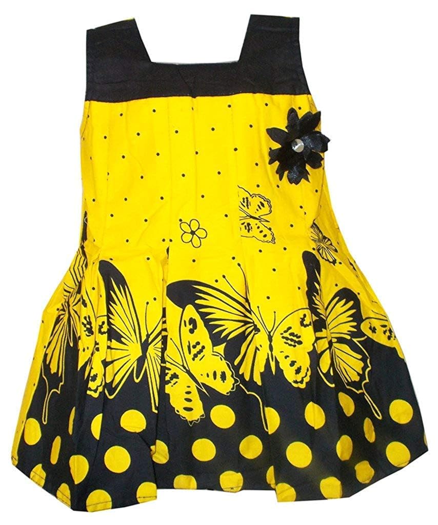 yellow party dress for baby girl