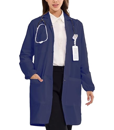 ジャケット・アウター 24ss doublet Coating Scientist Coat Amazon.com: Sunday 7 ESD Anti-static Stand Collar Zipper Lab Coat
